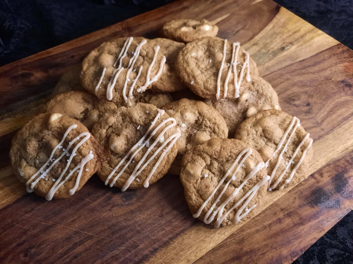 White Chocolate & Chai Spice Cookies