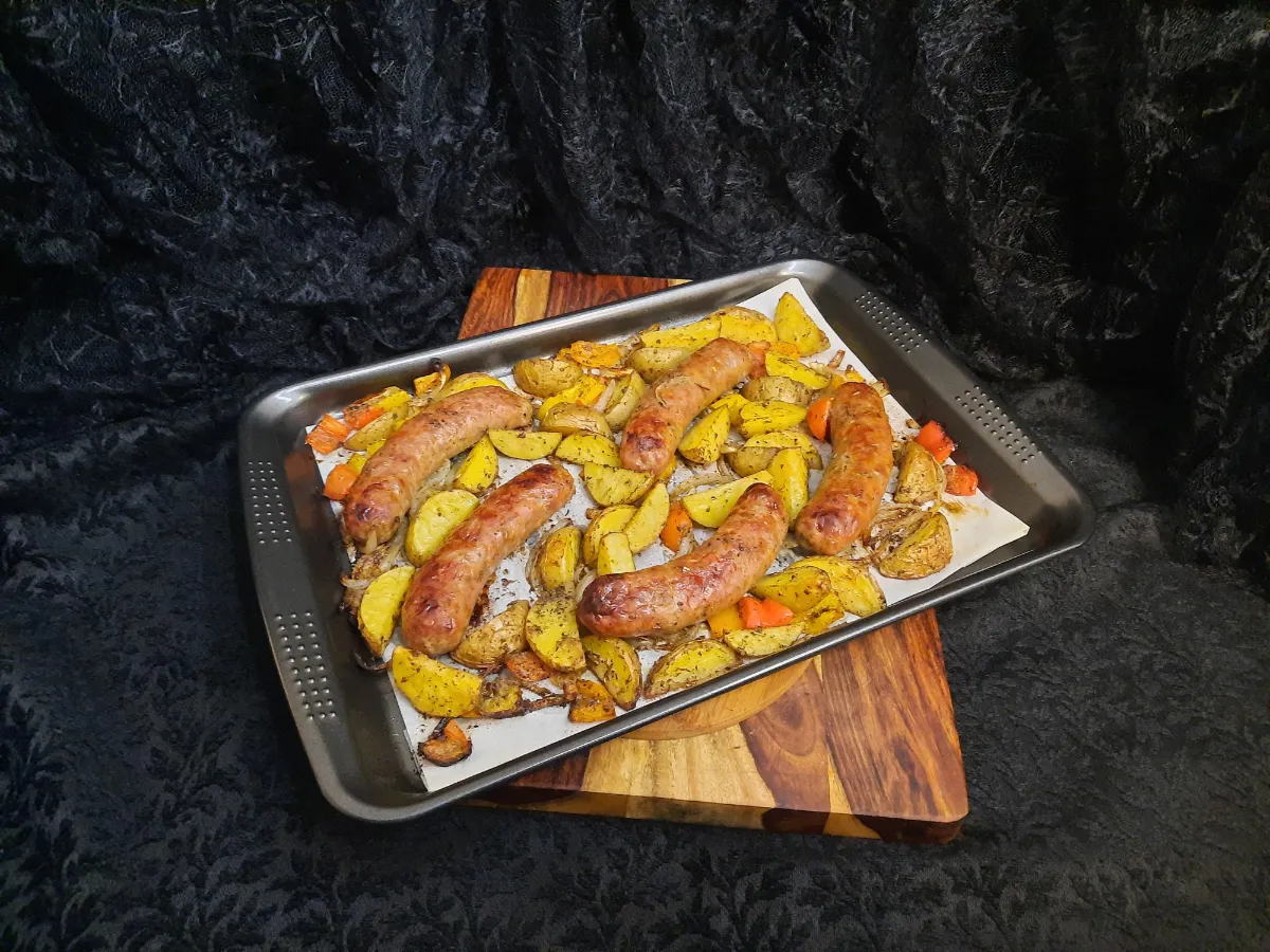 Sheet Pan Sausage & Potatoes